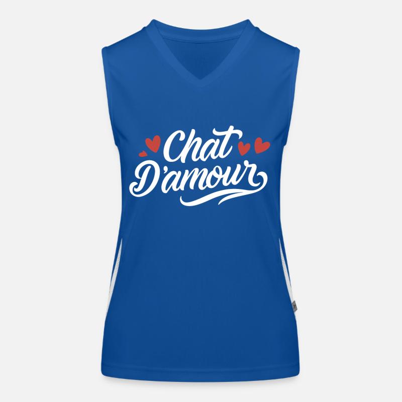 Chat d'amour Débardeur respirant contrasté Femme