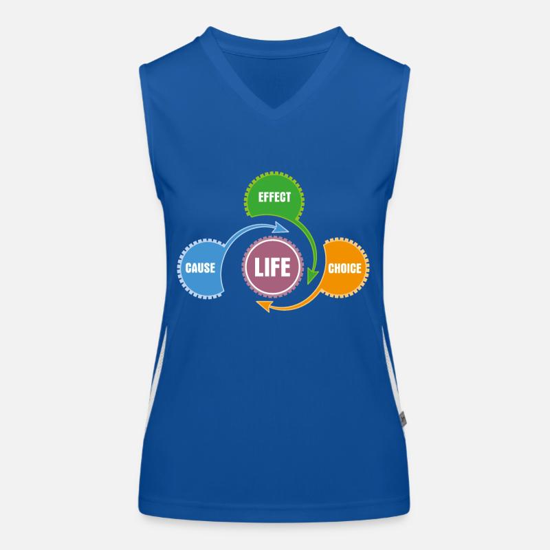 Vie - Principe de la méthode et du système Débardeur respirant contrasté Femme