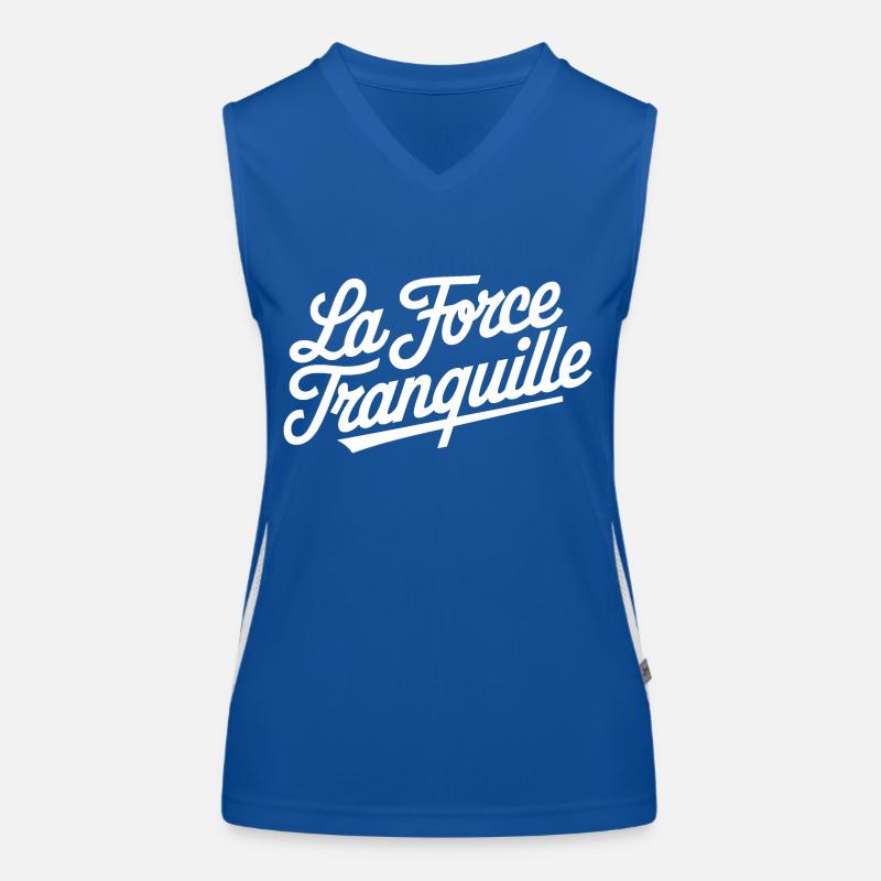 La force tranquille Débardeur respirant contrasté Femme