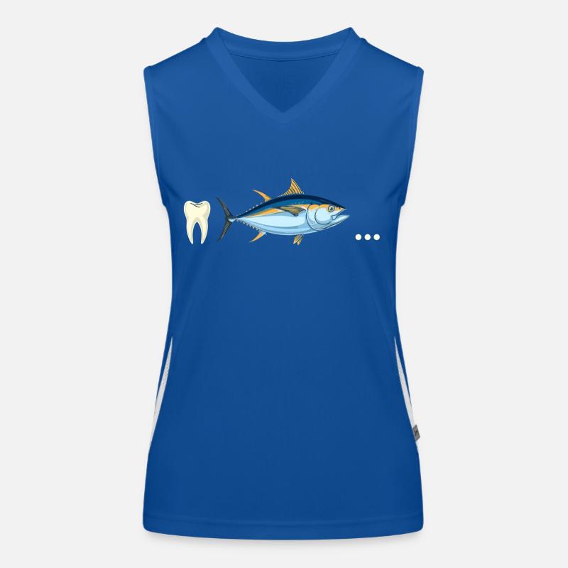 Dent thon … Débardeur respirant contrasté Femme