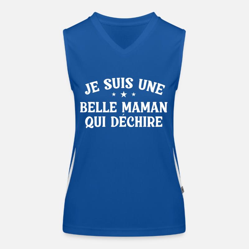 Ich bin eine wunderschöne Mama, die rockt Funktionelles Kontrast-Tank Top für Frauen