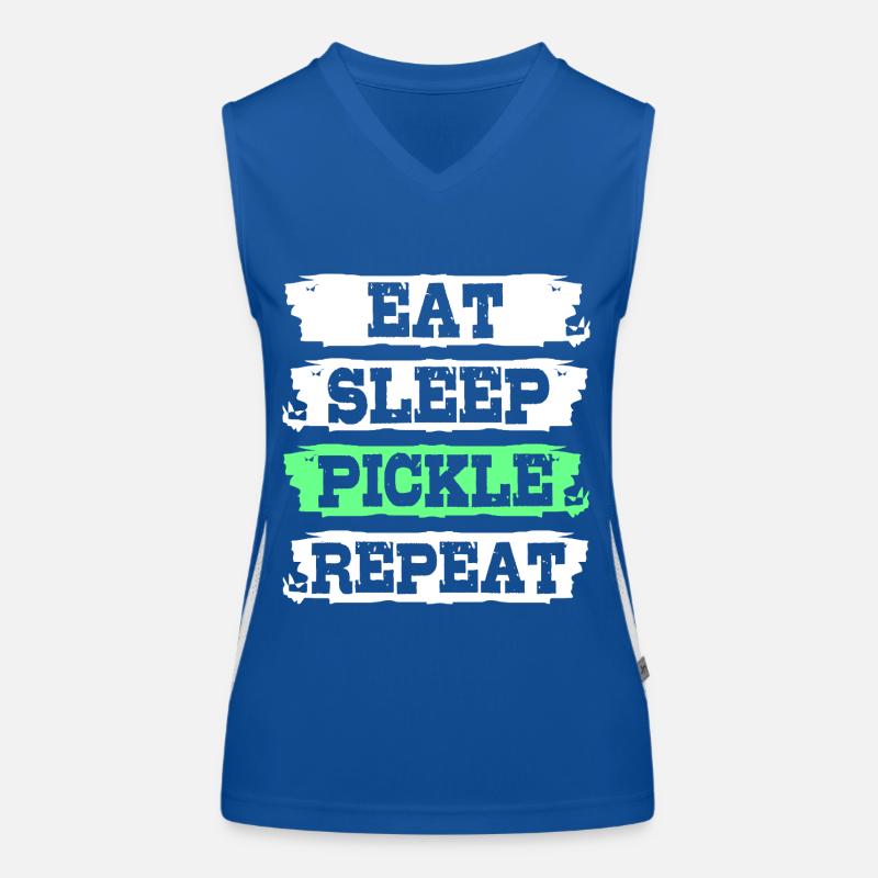 Cornichon Concombre Concombre Débardeur respirant contrasté Femme