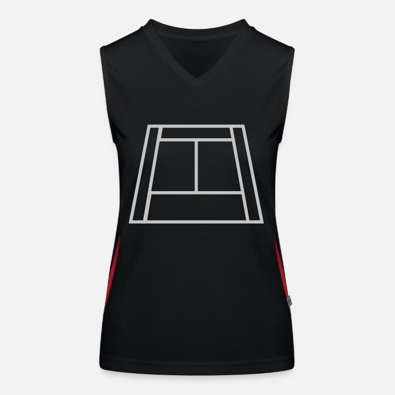 Tennis Funktionelles Kontrast-Tank Top für Frauen