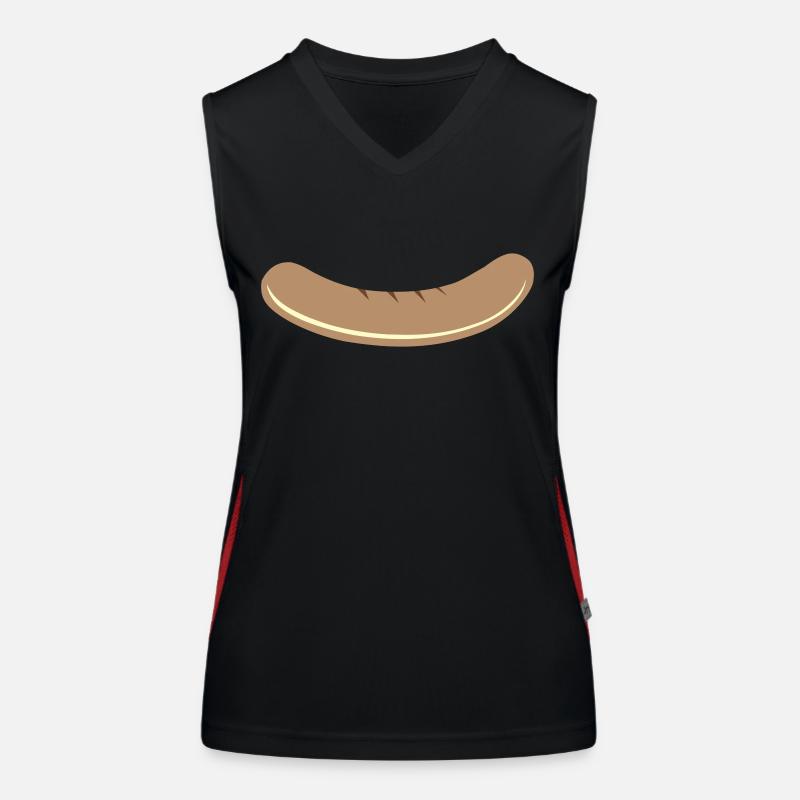 Bratwurst Women's Functional Contrast Tank Top
