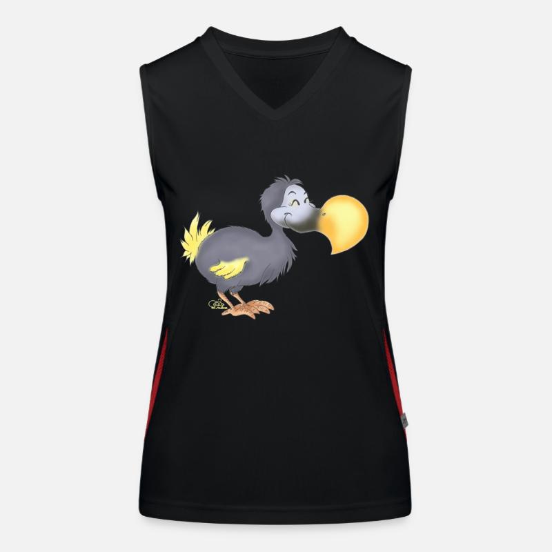 Dropsiger Dodo Funktionelles Kontrast-Tank Top für Frauen
