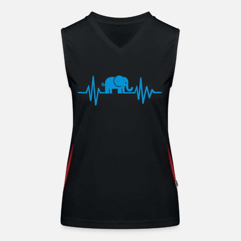 Éléphant Débardeur respirant contrasté Femme