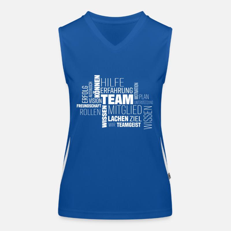 Team Funktionelles Kontrast-Tank Top für Frauen