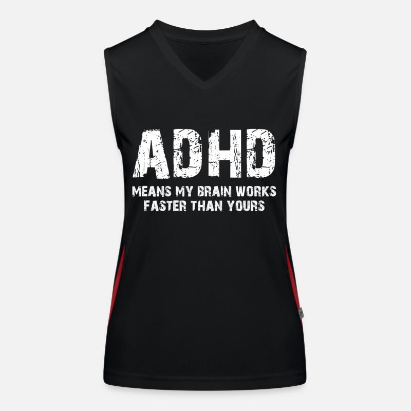 Adhs Funktionelles Kontrast-Tank Top für Frauen