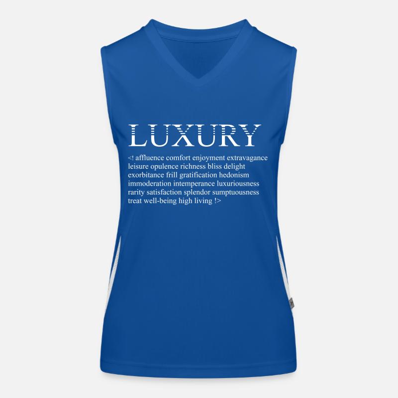 LUXURY - Examples - Lines Series Women's Functional Contrast Tank Top