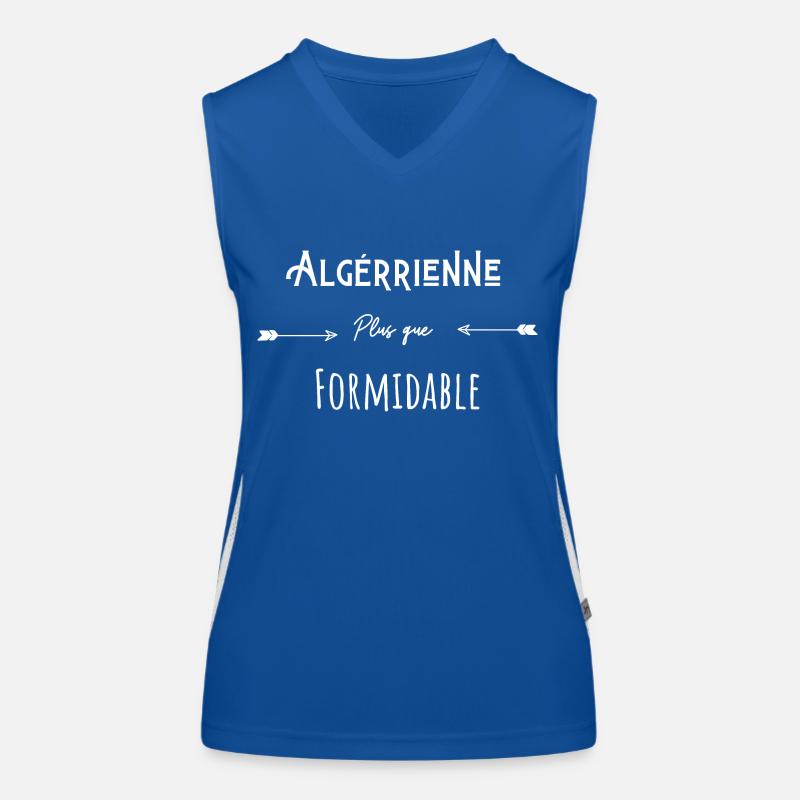 algérienne plus que formidable Débardeur respirant contrasté Femme
