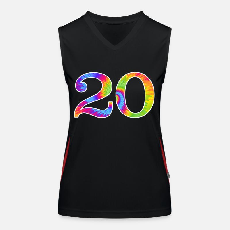 Numéro 20 Débardeur respirant contrasté Femme
