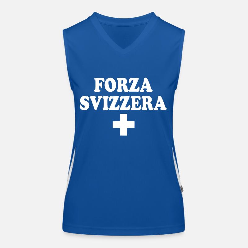 Schweizer Stärke Funktionelles Kontrast-Tank Top für Frauen