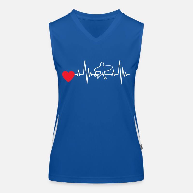 Surfer Surfing Surfboard Surf instructor surfing Women's Functional Contrast Tank Top