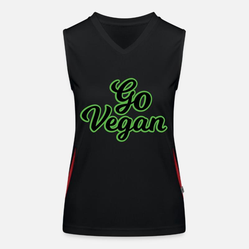 Végétalien Veggie Débardeur respirant contrasté Femme