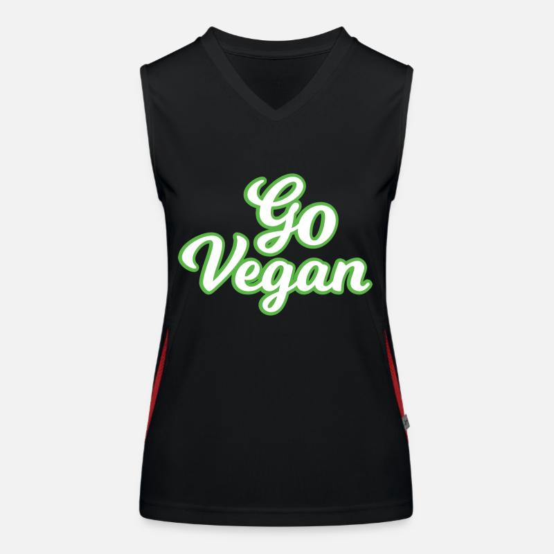Végétalien Veggie Débardeur respirant contrasté Femme