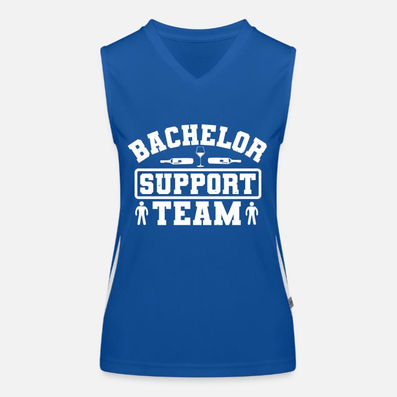 BACHELOR SUPPORT TEAM Women's Functional Contrast Tank Top