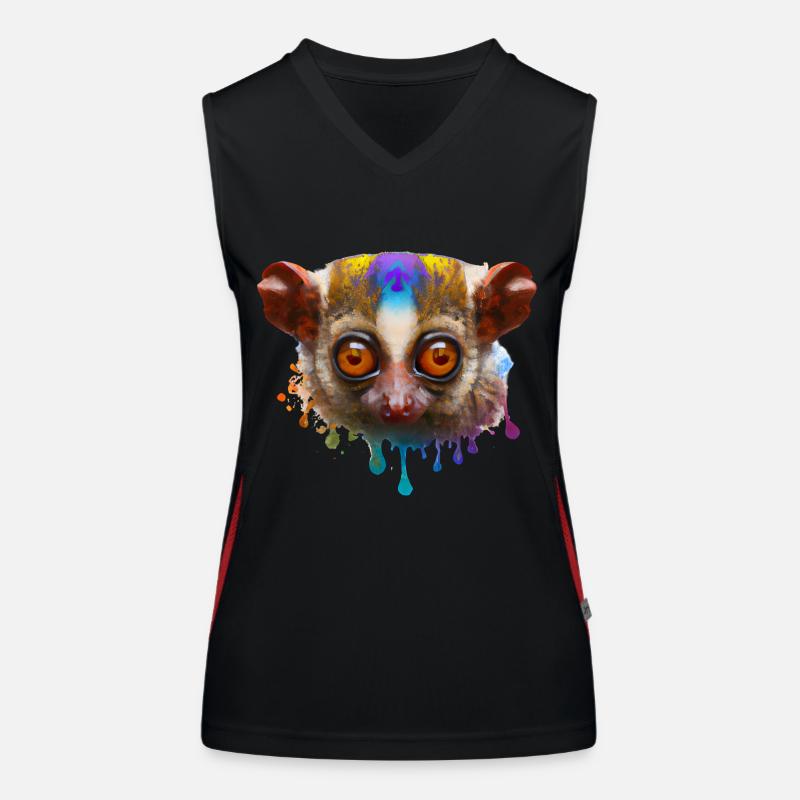 Conception Tarsier Débardeur respirant contrasté Femme
