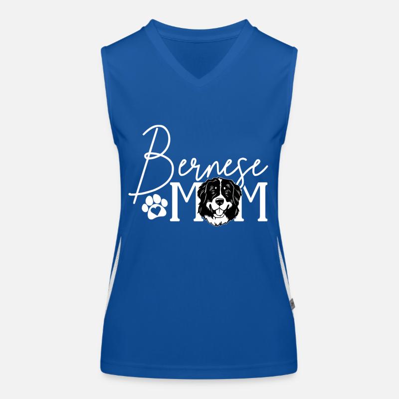 Berner Sennenhund Funktionelles Kontrast-Tank Top für Frauen