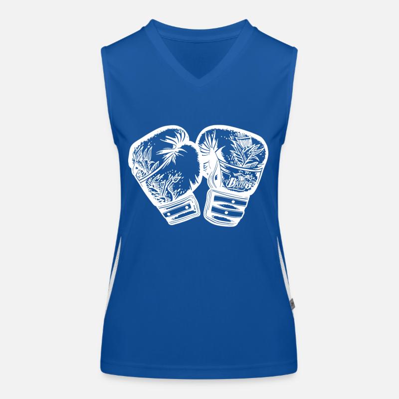 Gants de boxe Boxe Débardeur respirant contrasté Femme