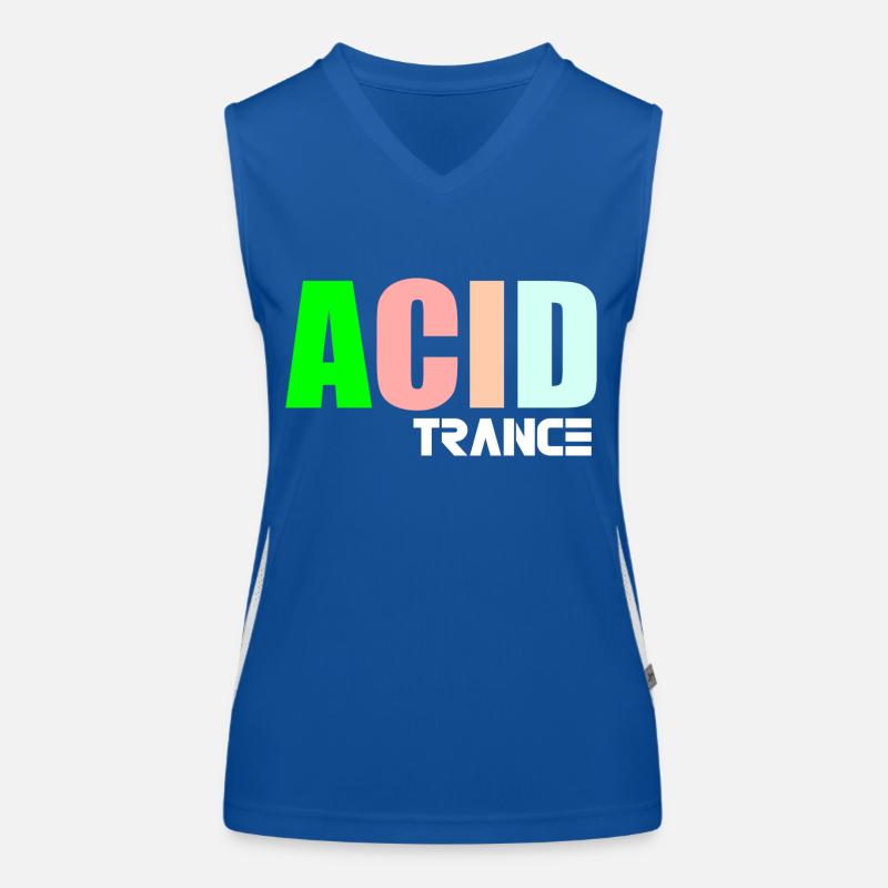 Citation de transe acide Débardeur respirant contrasté Femme