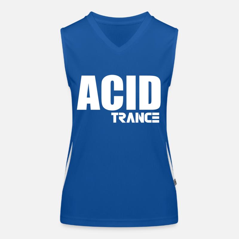 Saure Trance Funktionelles Kontrast-Tank Top für Frauen