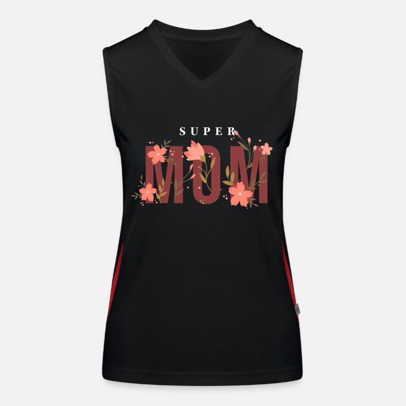 Muttertag Funktionelles Kontrast-Tank Top für Frauen
