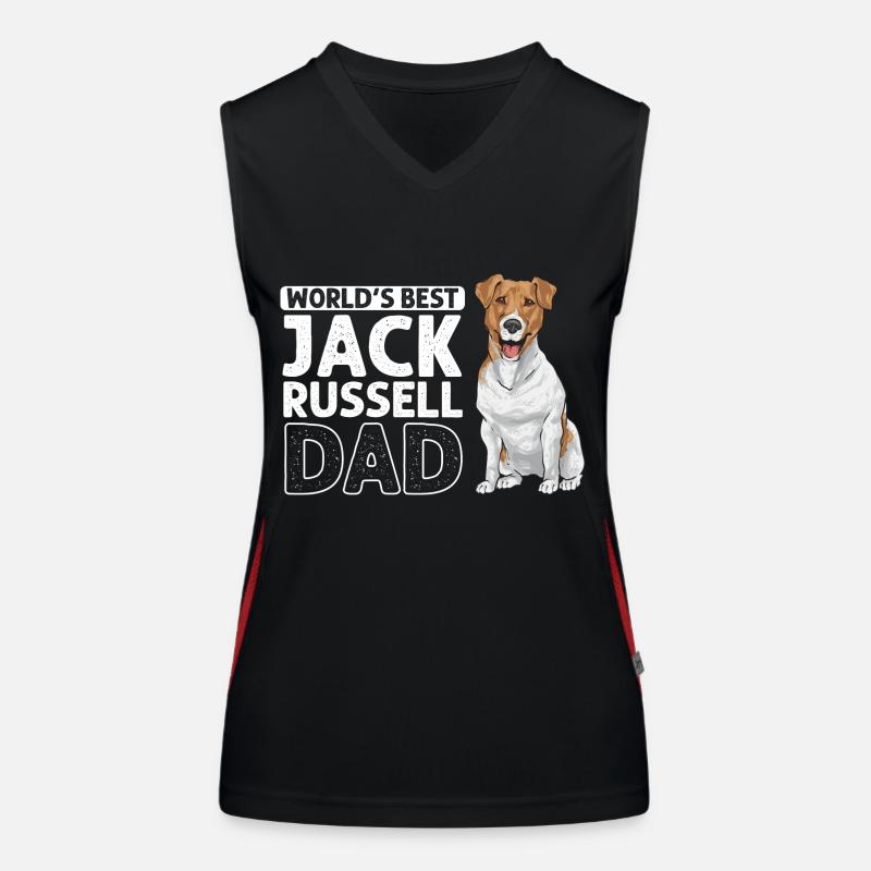 Jack Russell Terrier Débardeur respirant contrasté Femme