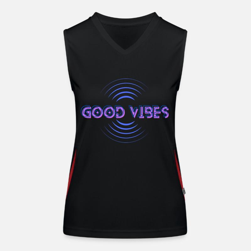 Ondes positives Débardeur respirant contrasté Femme