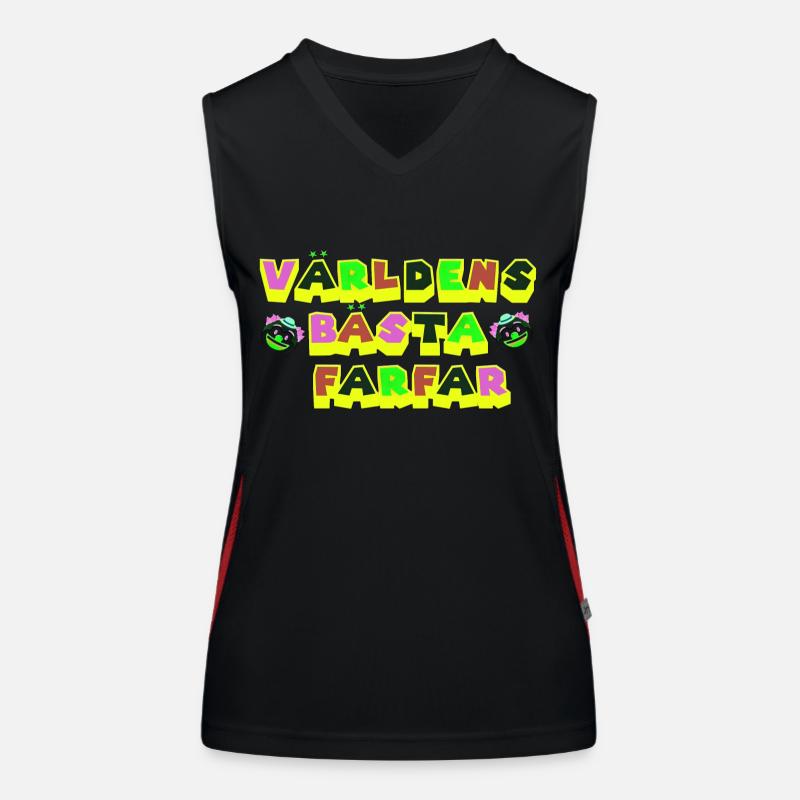 BestGroßmutter Großmutter Großvater Großvater Geburtstagsfamilie Funktionelles Kontrast-Tank Top für Frauen