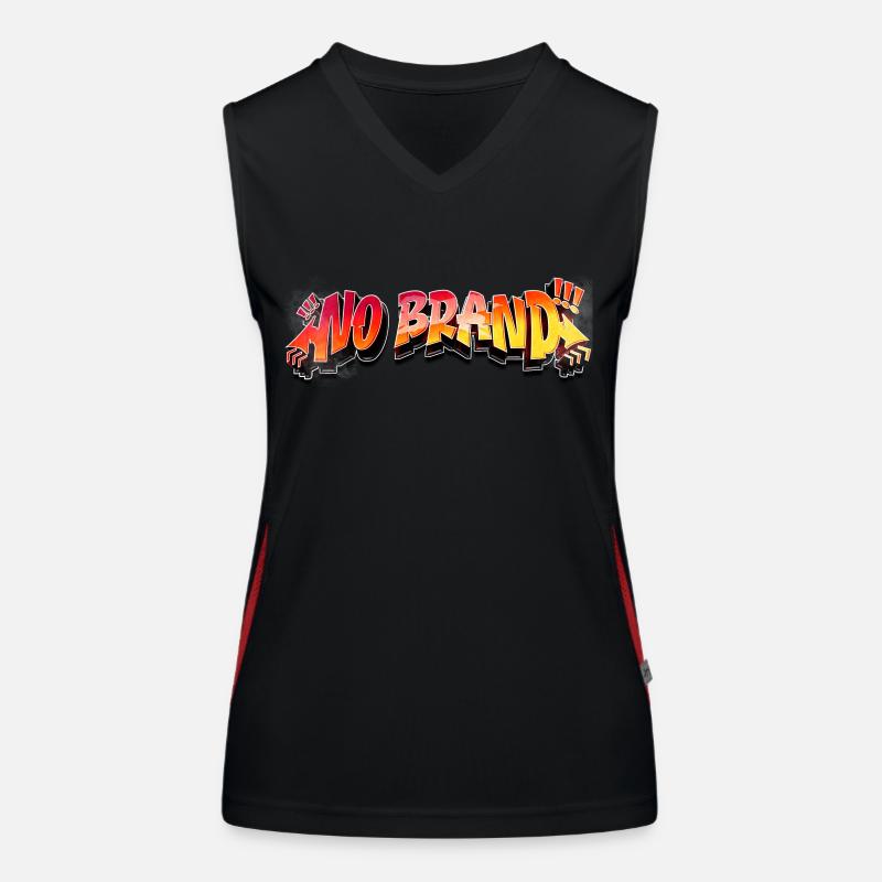 Keine Marke - Graffiti Funktionelles Kontrast-Tank Top für Frauen