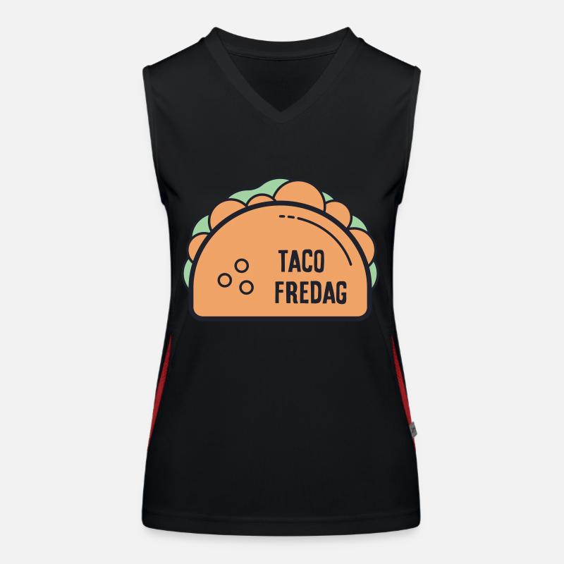 Tacos vendredi Débardeur respirant contrasté Femme
