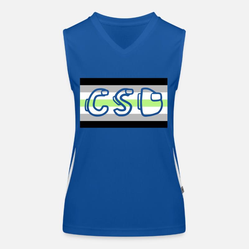 agender pride csd Funktionelles Kontrast-Tank Top für Frauen