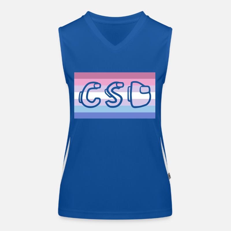 bigender pride CSD Funktionelles Kontrast-Tank Top für Frauen