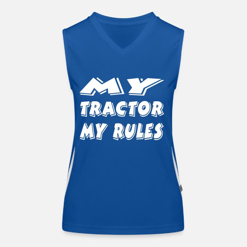 Traktor Funktionelles Kontrast-Tank Top für Frauen