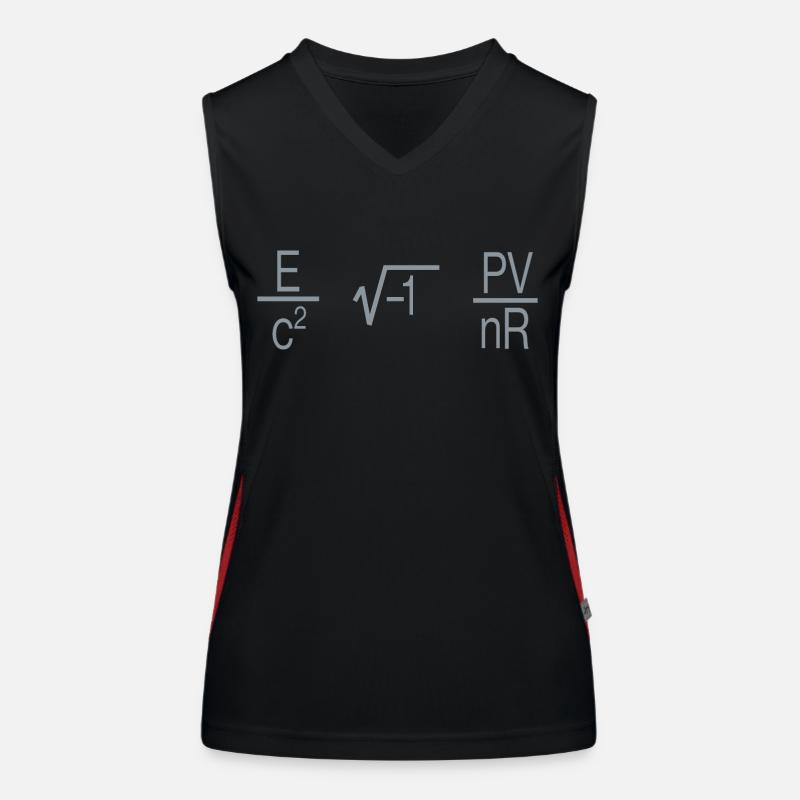 MIT en physique formules Débardeur respirant contrasté Femme