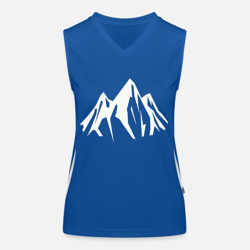 berge Funktionelles Kontrast-Tank Top für Frauen
