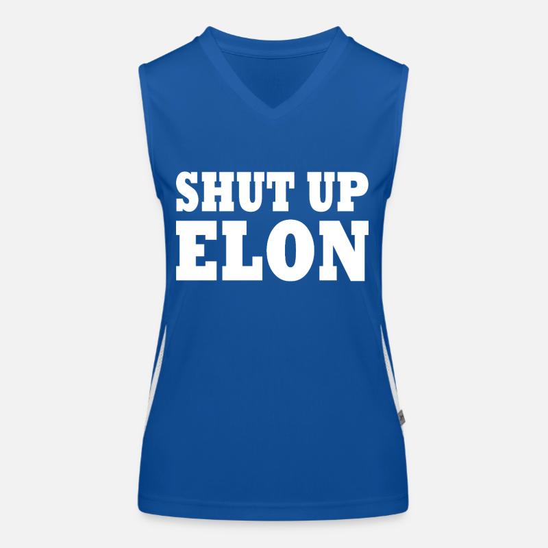 shut up elon Débardeur respirant contrasté Femme