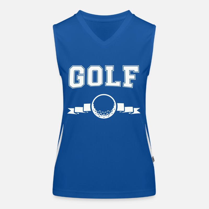Golf Logo Women's Functional Contrast Tank Top