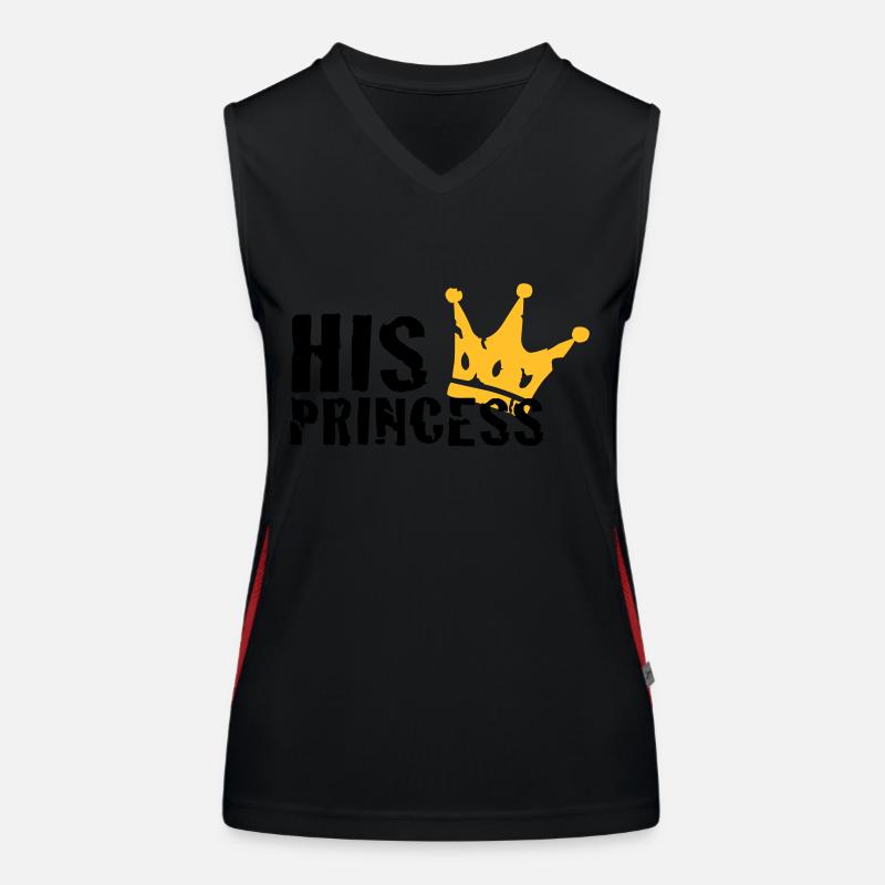 His Princess Women's Functional Contrast Tank Top