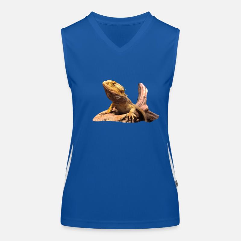 Bartagame Funktionelles Kontrast-Tank Top für Frauen