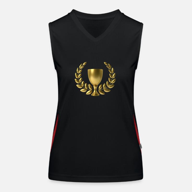 Cup and laurels Women's Functional Contrast Tank Top