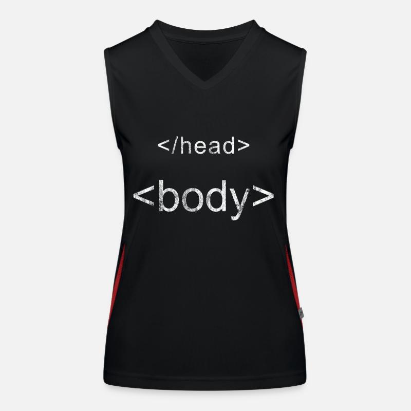 Programmierer Shirt Programmieren Funktionelles Kontrast-Tank Top für Frauen