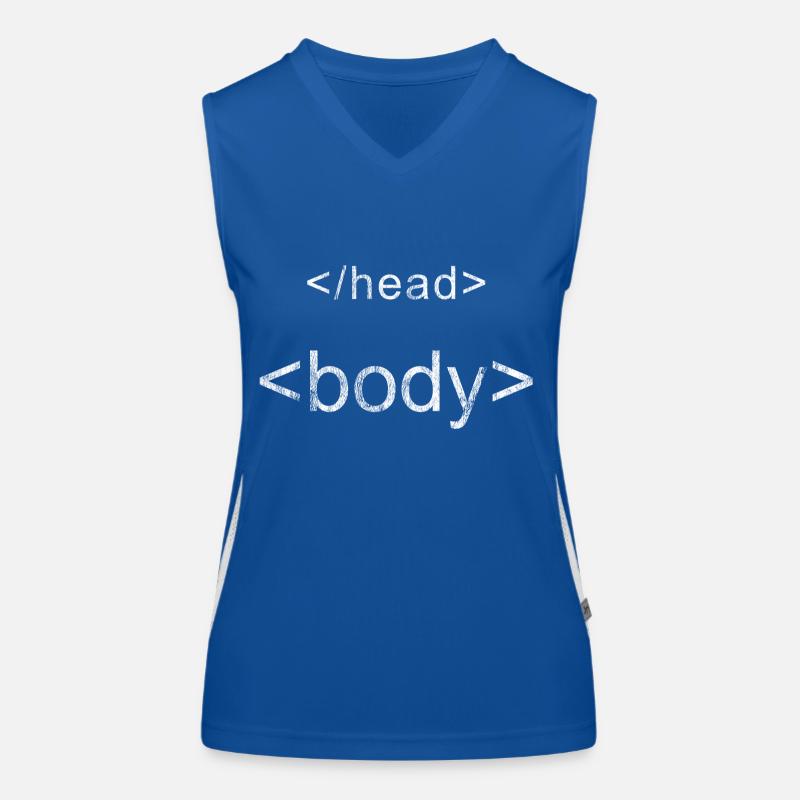 Programmation de chemise de programmeur Débardeur respirant contrasté Femme