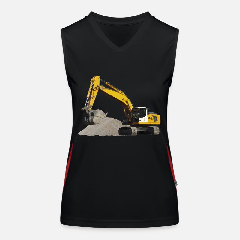 Bagger Funktionelles Kontrast-Tank Top für Frauen