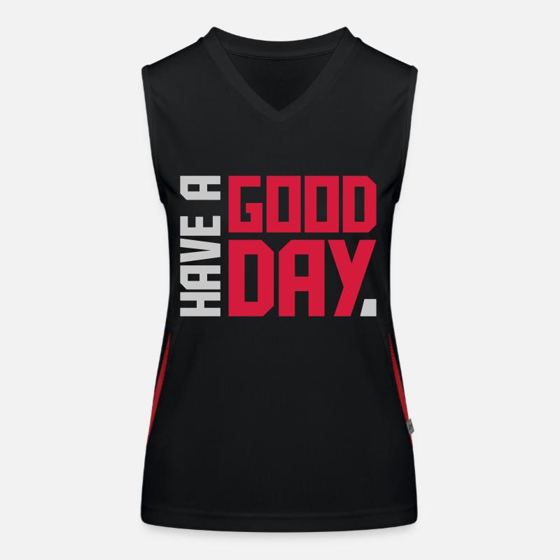 have a good day Funktionelles Kontrast-Tank Top für Frauen