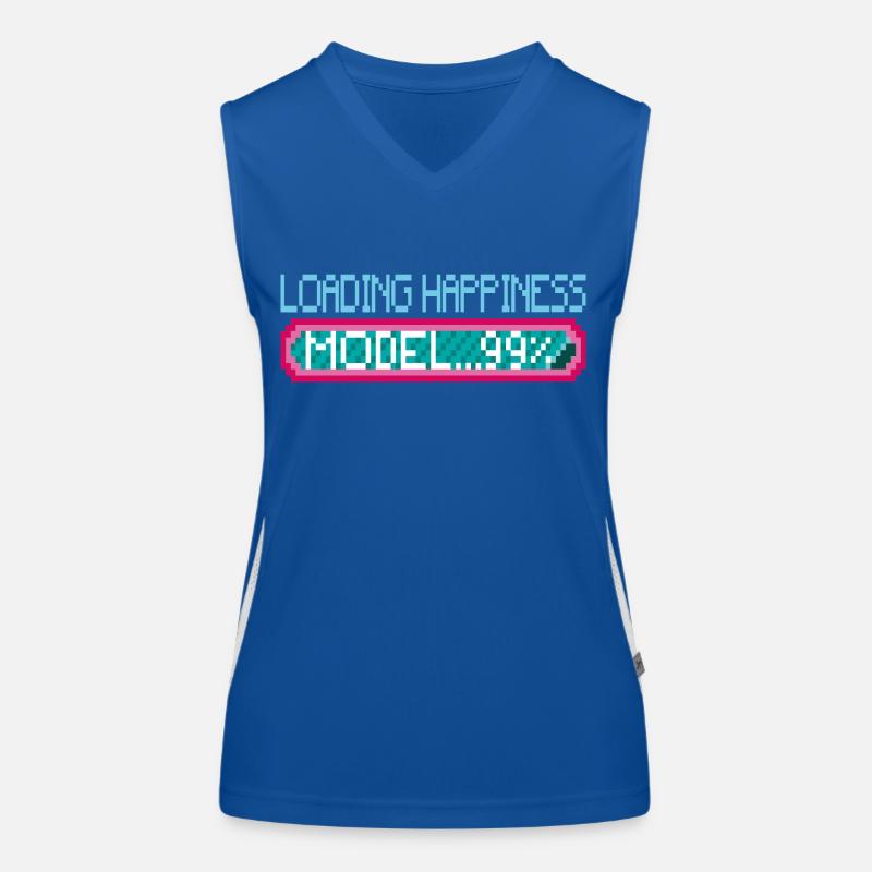 HAPPINESS MODEL Women's Functional Contrast Tank Top