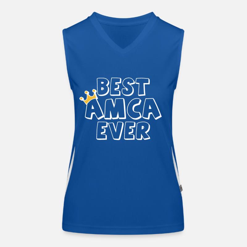 Best Amca Ever Women's Functional Contrast Tank Top