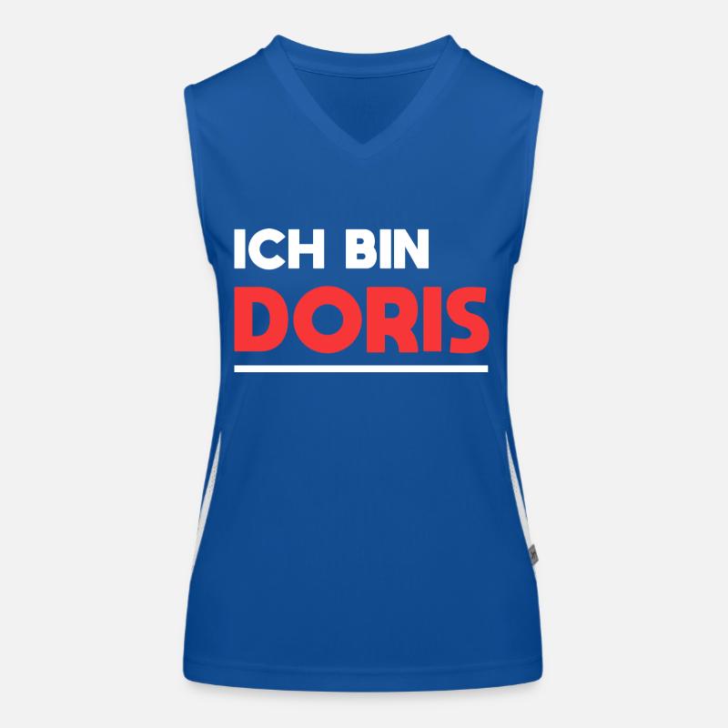 Doris Name Spruch für stolze Doris Funktionelles Kontrast-Tank Top für Frauen