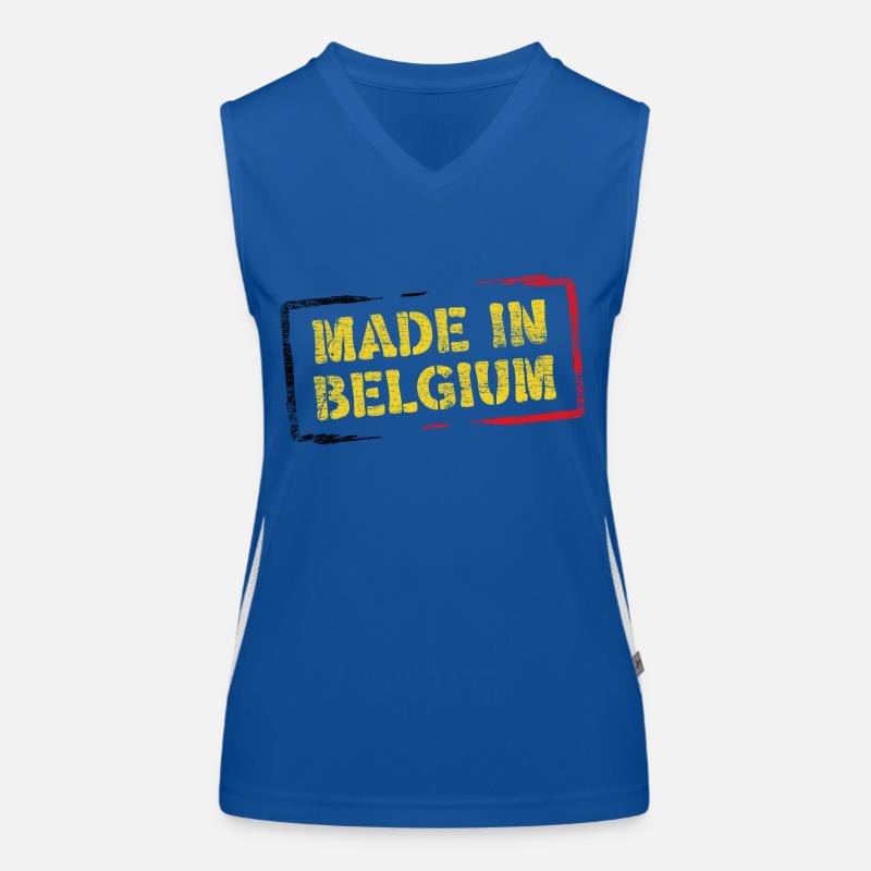 Made in Belgium. Women's Functional Contrast Tank Top