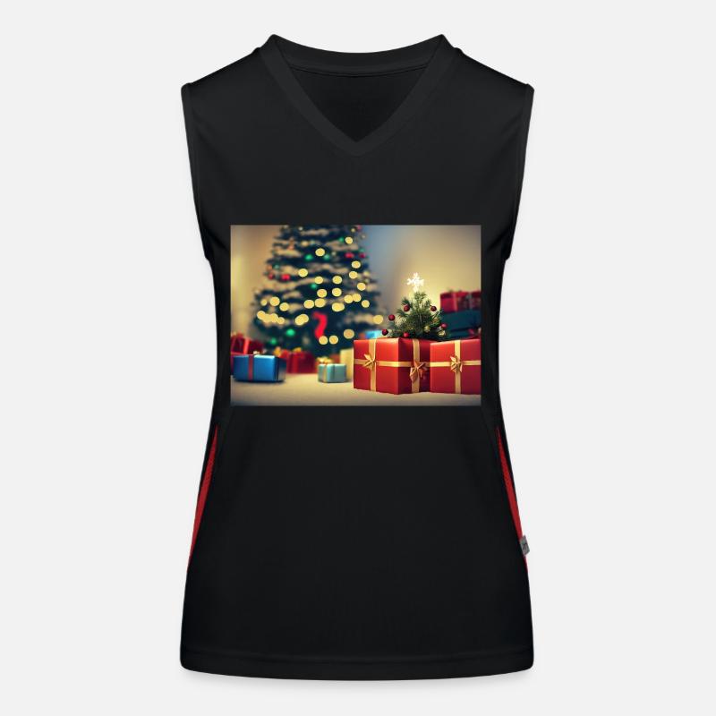 Cadeaux de Noël Débardeur respirant contrasté Femme